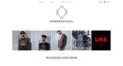 Desktop Screenshot of hommeschool.com