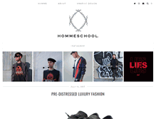 Tablet Screenshot of hommeschool.com